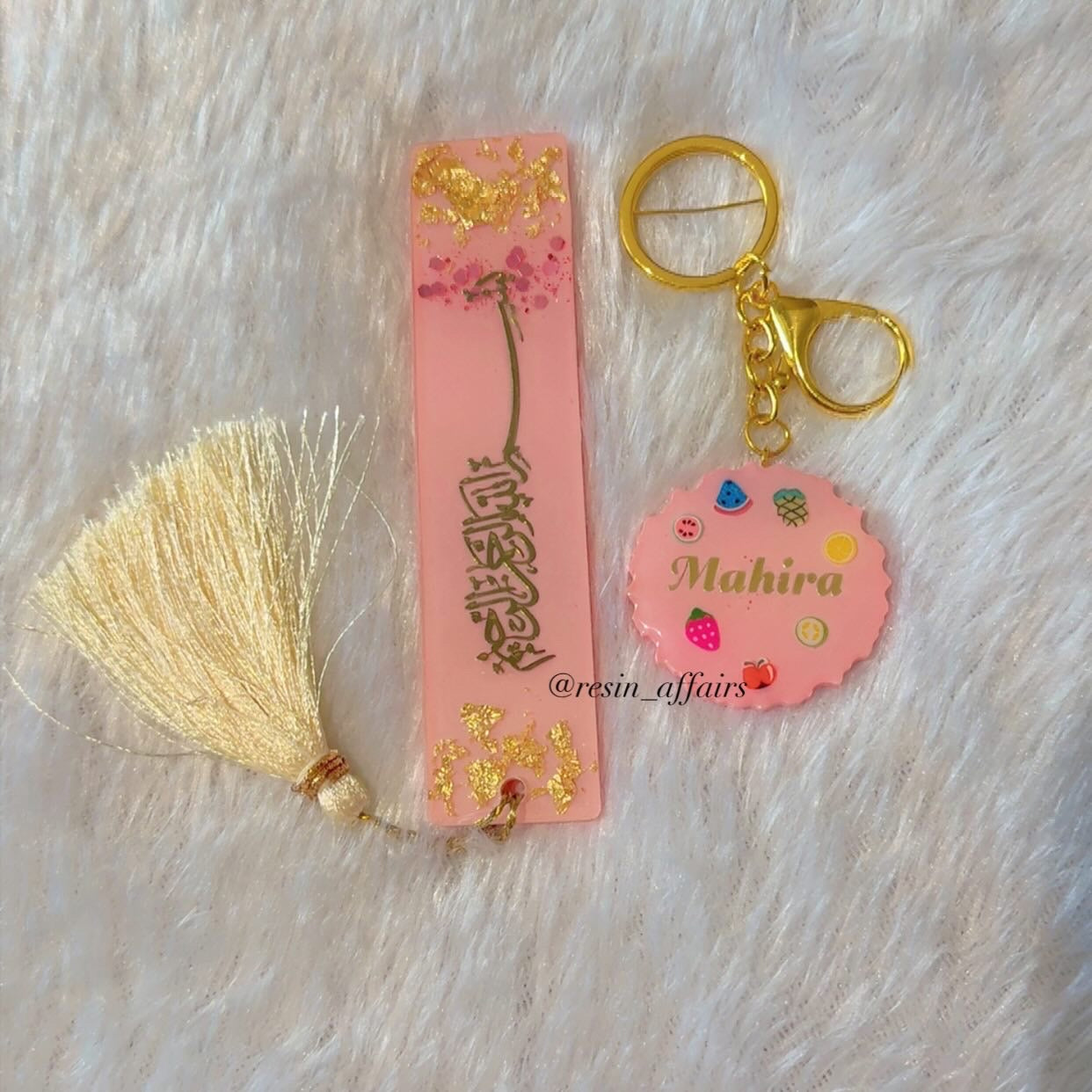 Bookmark and keychain combo