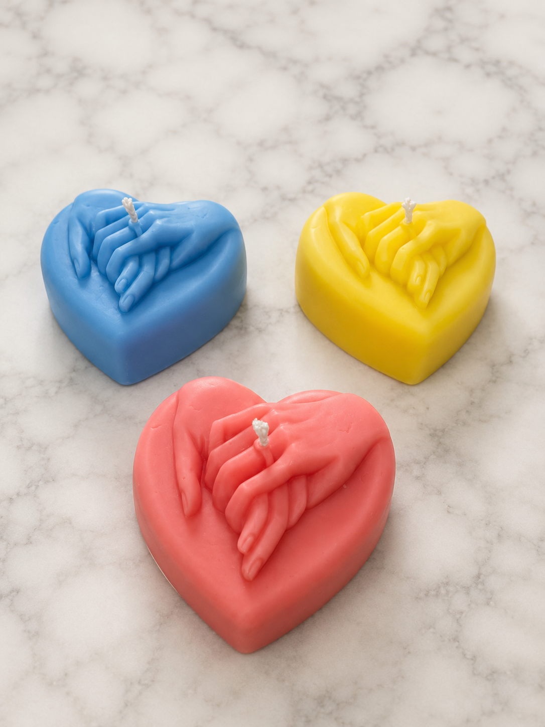 Couple hands scented candle🕯️