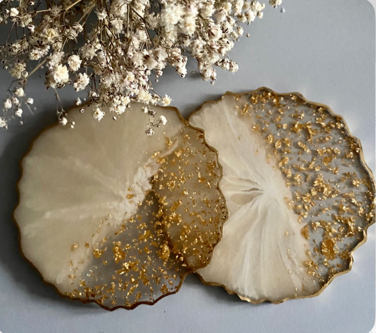 Resin coasters (pack of 2)