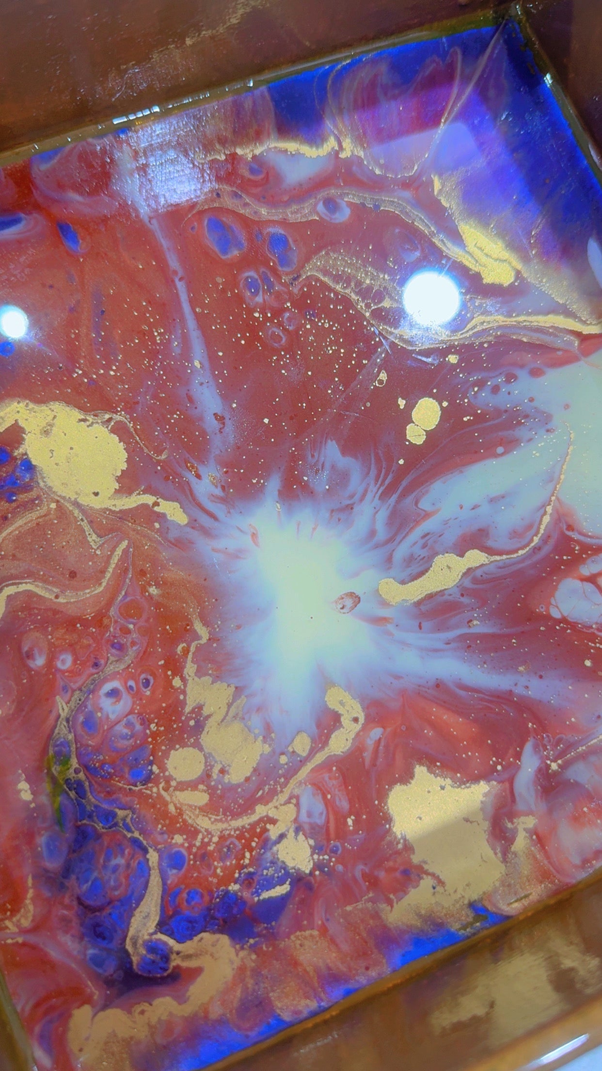 Resin serving tray (8”x8”)