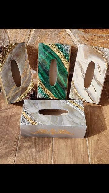 Resin Tissue Boxes