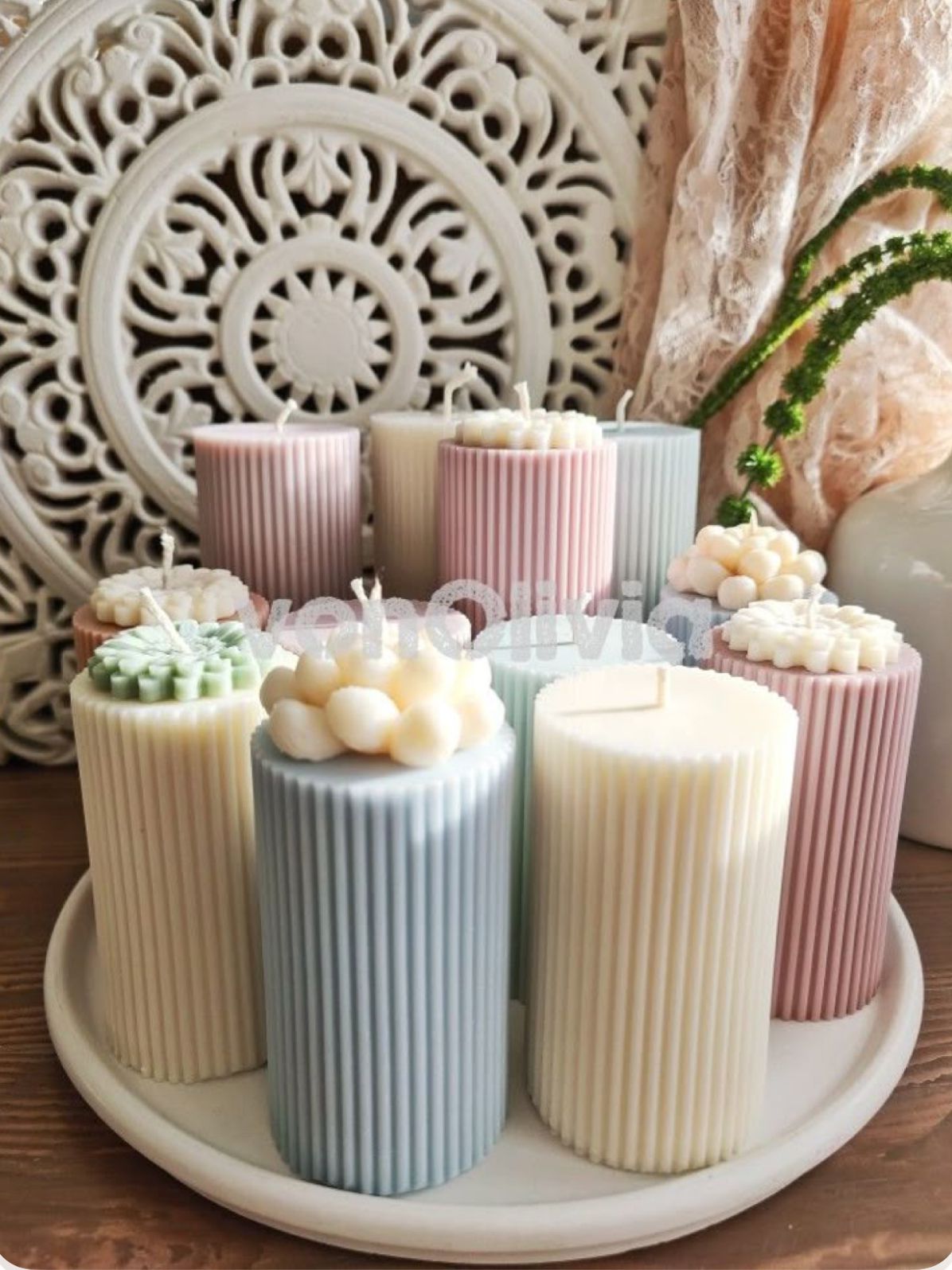 Minimalist Pillar Candles