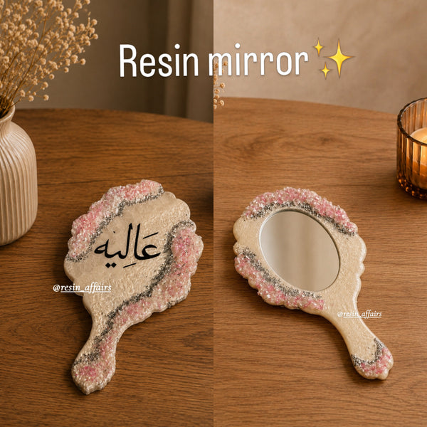 Resin Hand Mirror✨
