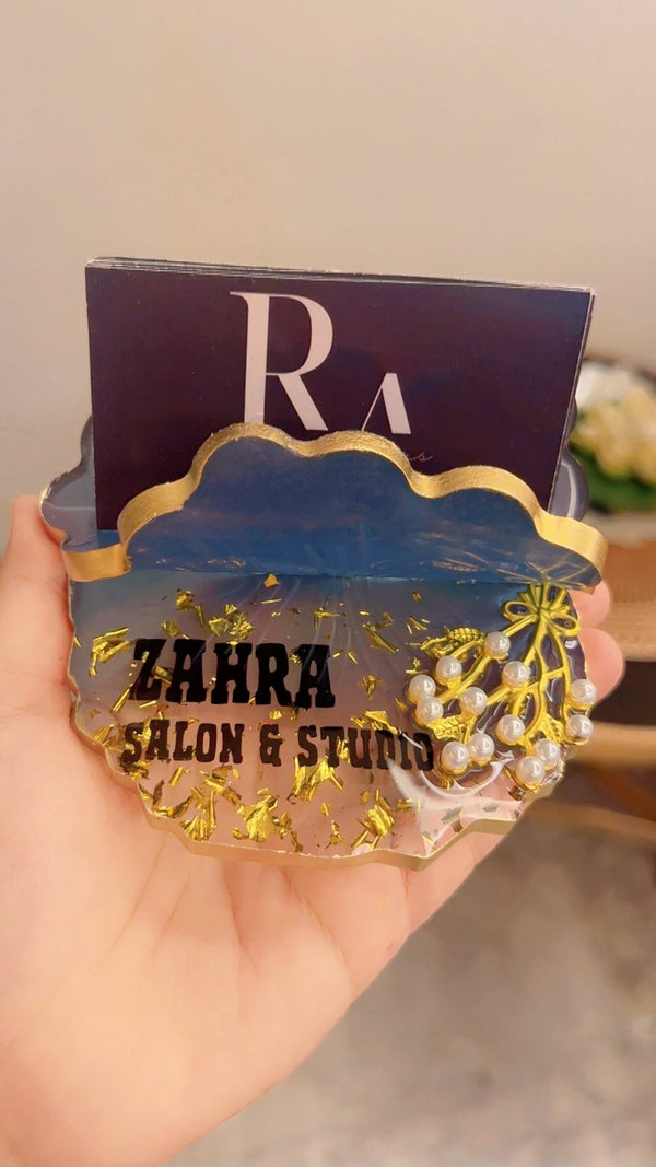 Resin visiting card holder