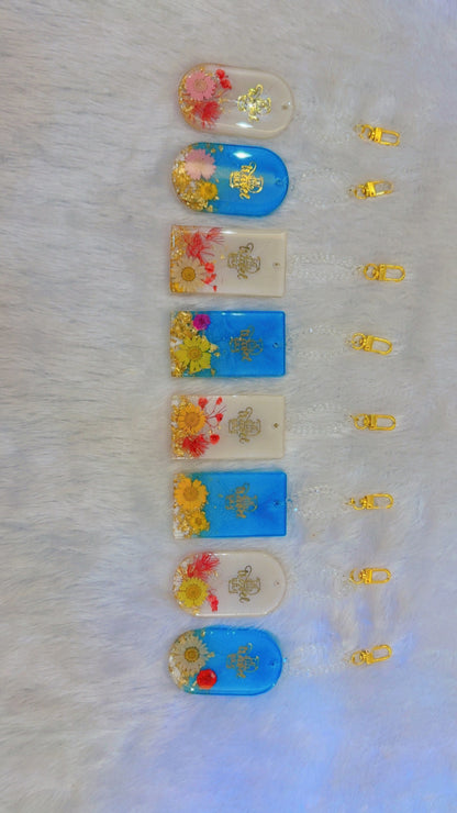 Resin travel bag tags