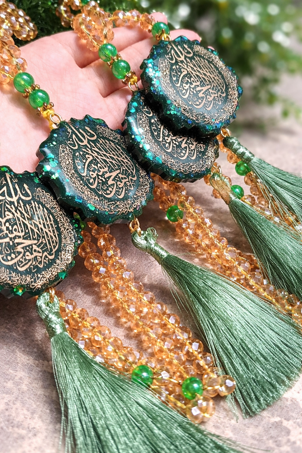 Resin tasbeeh