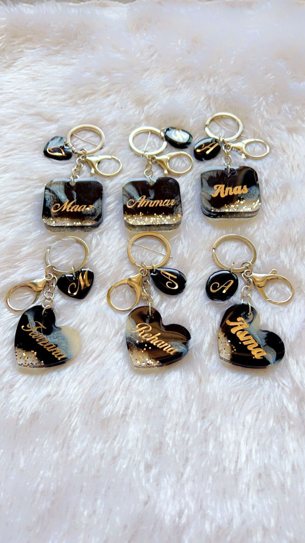 Personalised Rein keychain with initials