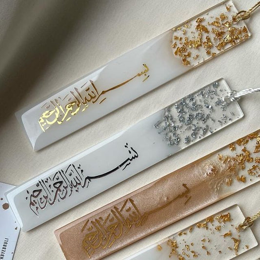 Resin bookmarks
