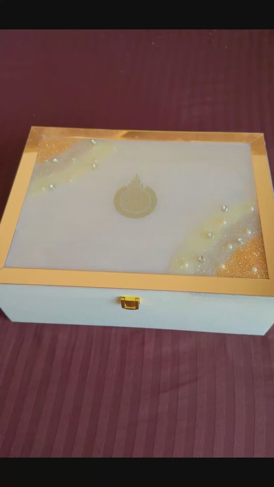 Resin box combo ( box,stand,tasbeeh,bookmark,tray)