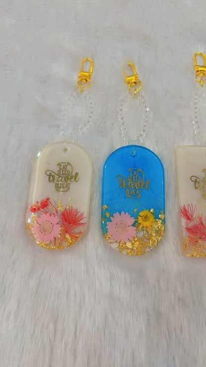 Resin travel bag tags